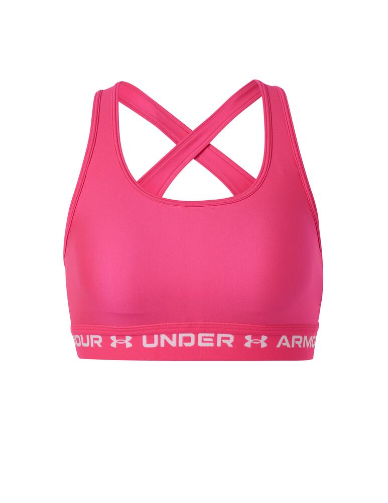 rinascente Under Armour Mid crossback bra - pink