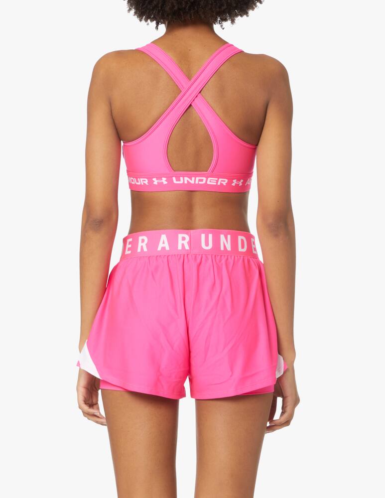 rinascente Under Armour Mid crossback bra - pink