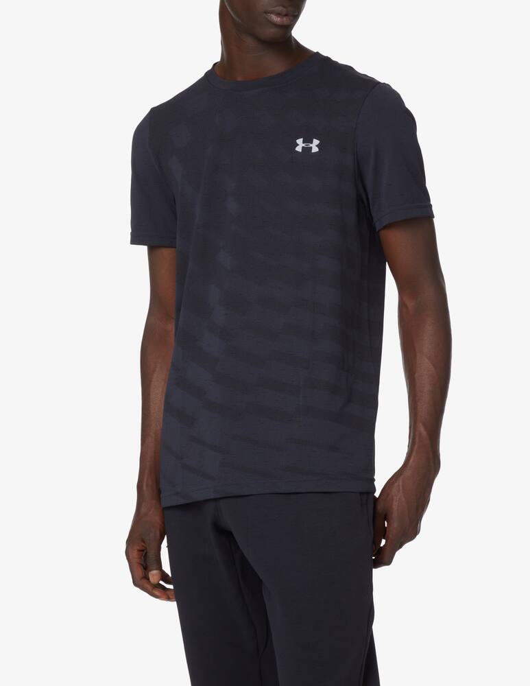 Under Armour Seamless back lettering t-shirt - Black - picture 2 Under Armour Seamless back lettering t-shirt - Black - picture 2