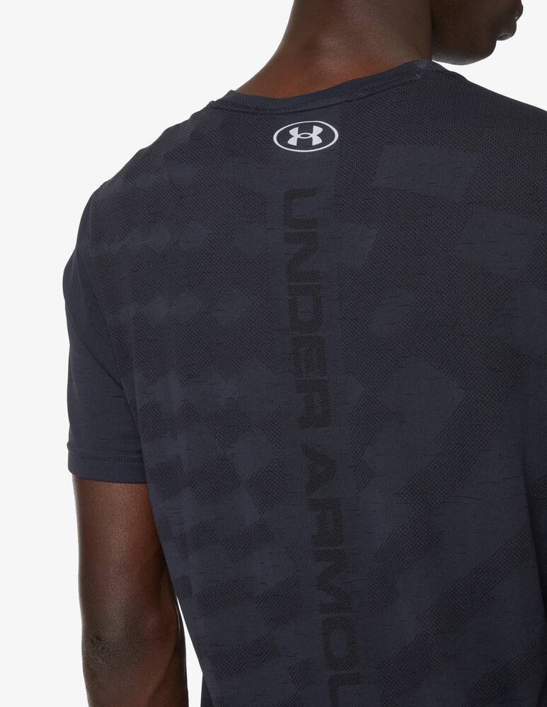 Under Armour Seamless back lettering t-shirt - Black - picture 4 Under Armour Seamless back lettering t-shirt - Black - picture 4