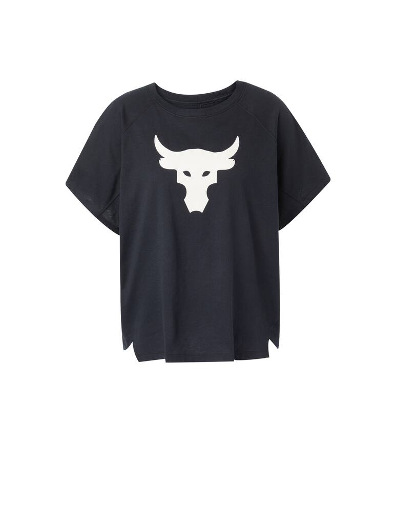 rinascente Under Armour Project Rock Bull t-shirt sportiva - nero
