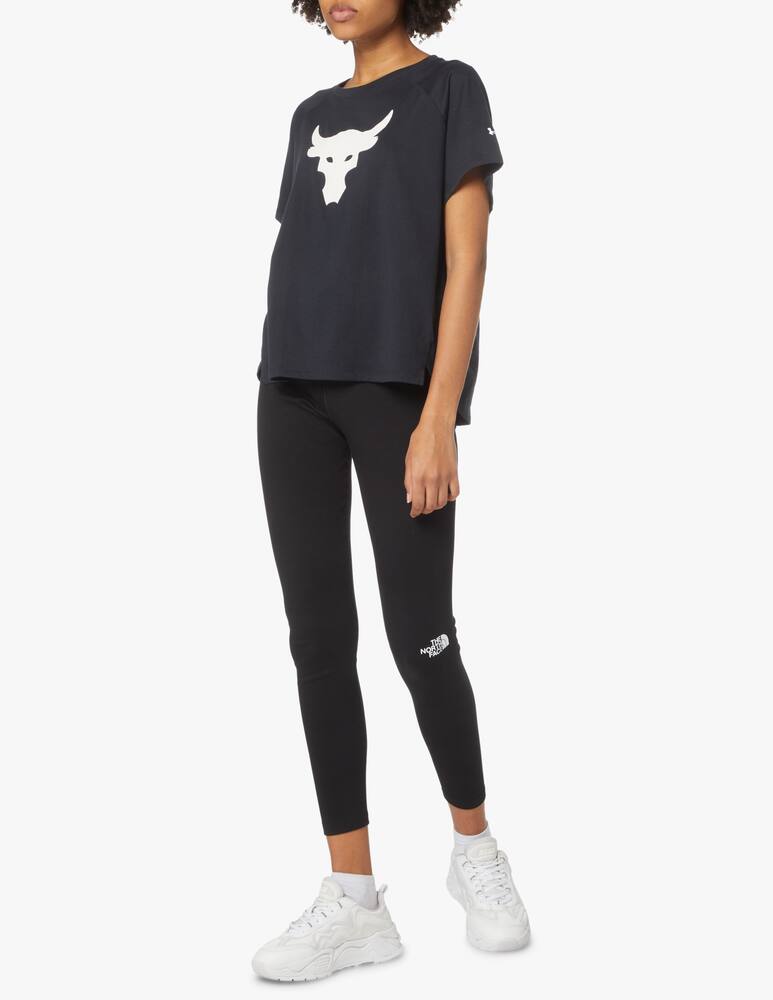 rinascente Under Armour Project Rock Bull t-shirt sportiva - nero