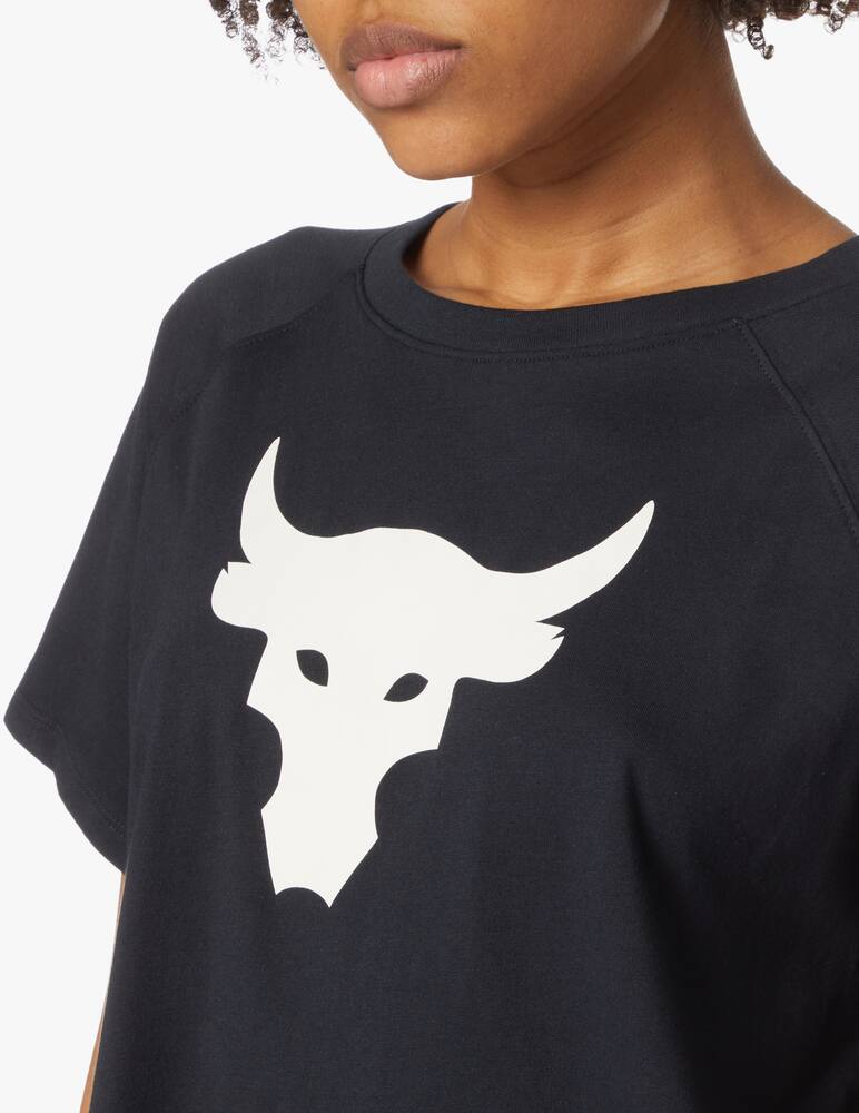 rinascente Under Armour Project Rock Bull t-shirt sportiva - nero