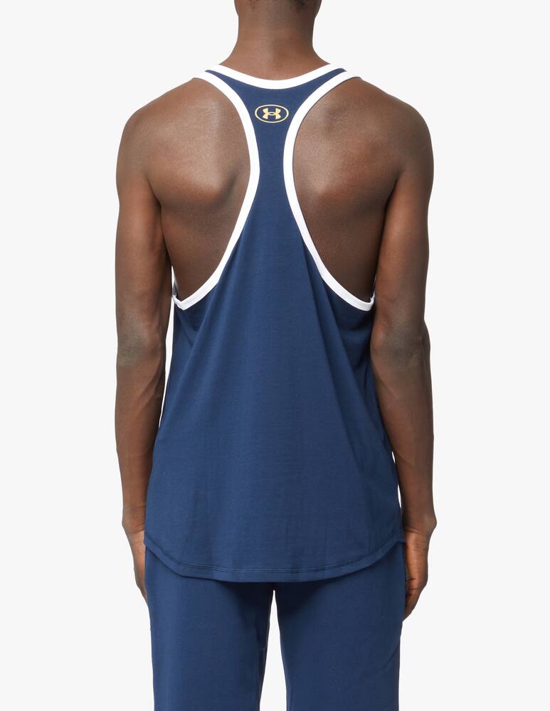 rinascente Under Armour Tank big print - blue