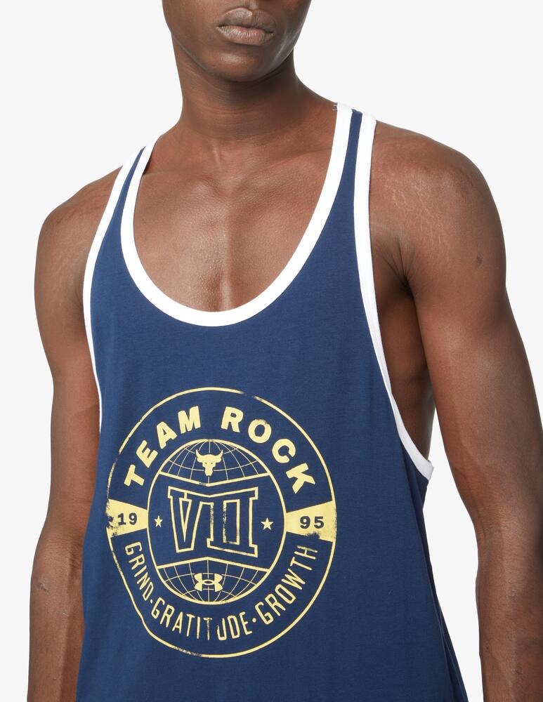 rinascente Under Armour Tank big print - blue