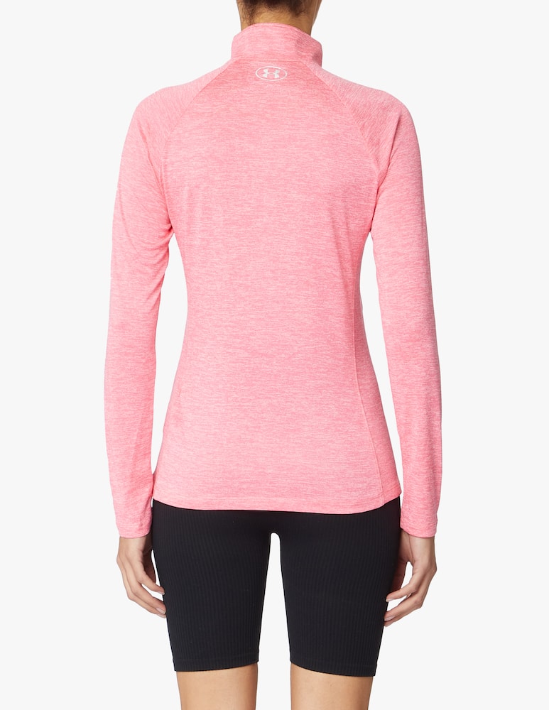 rinascente Under Armour Maglia maniche lunghe sportiva mezza zip Tech Twist - rosa