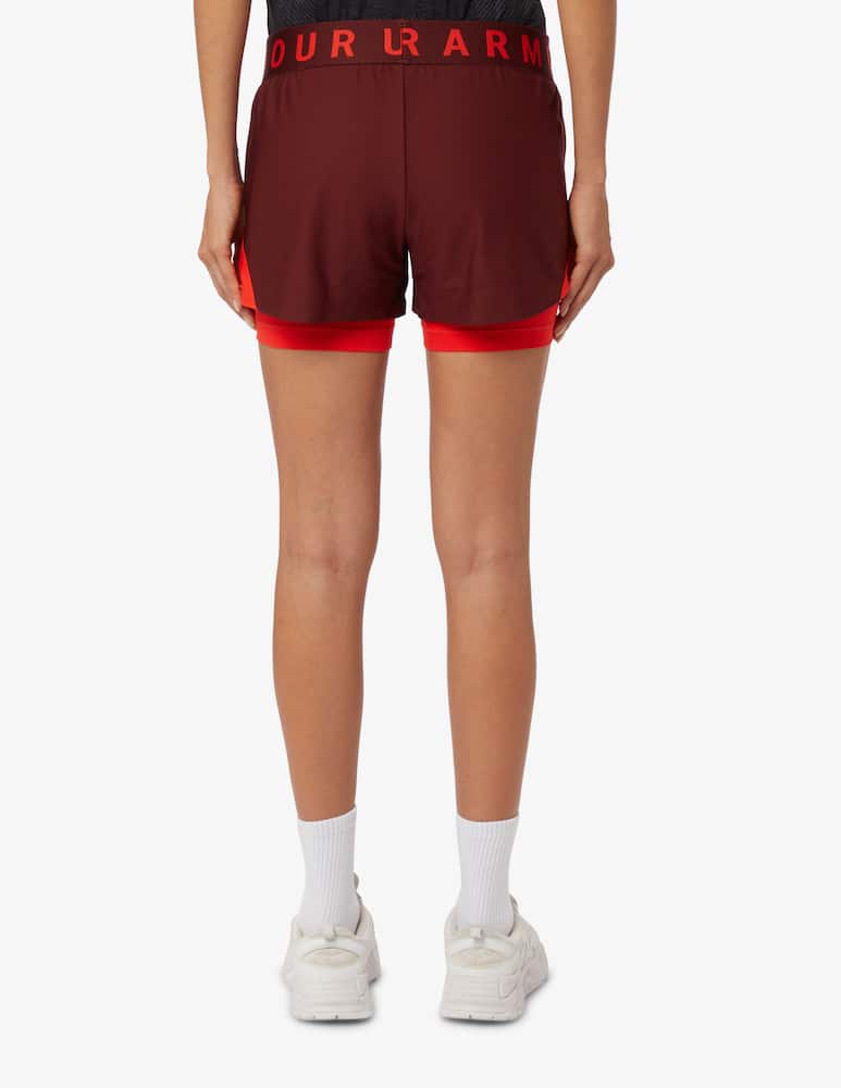 rinascente Under Armour Pantaloncino 2-in 1 Play Up - Rosso