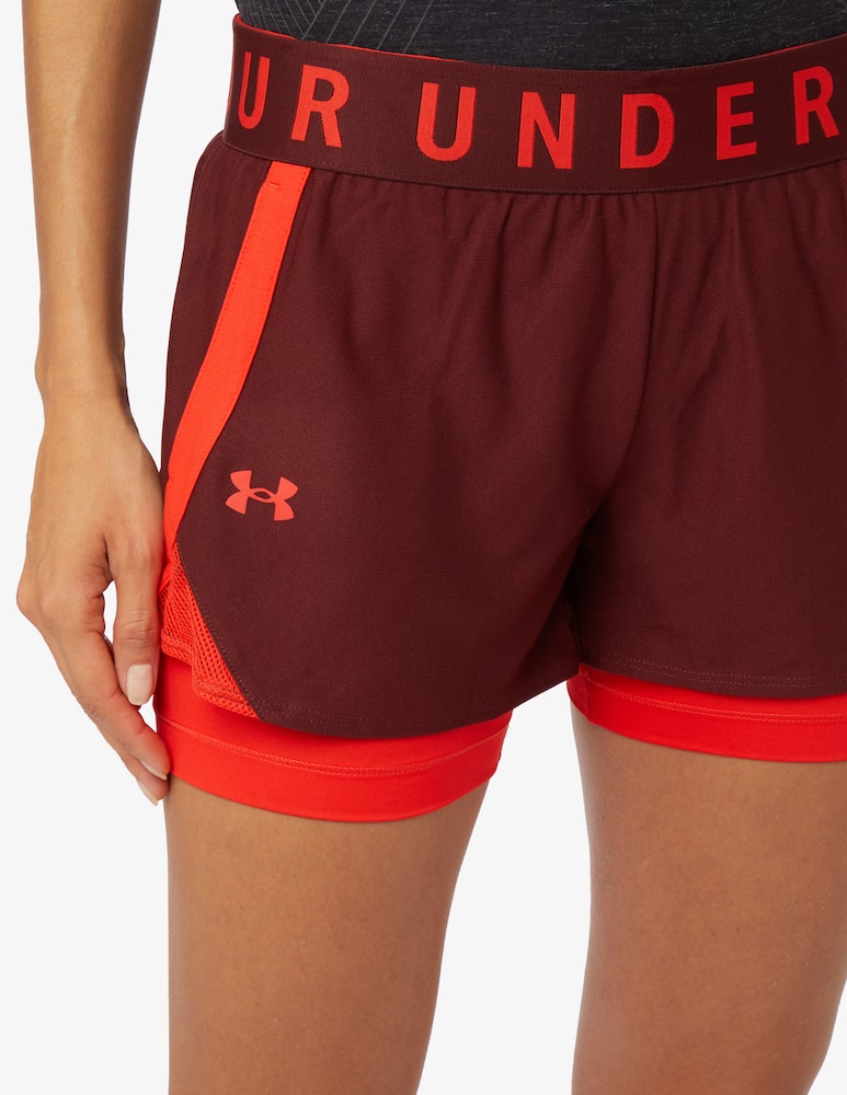 rinascente Under Armour Pantaloncino 2-in 1 Play Up - Rosso