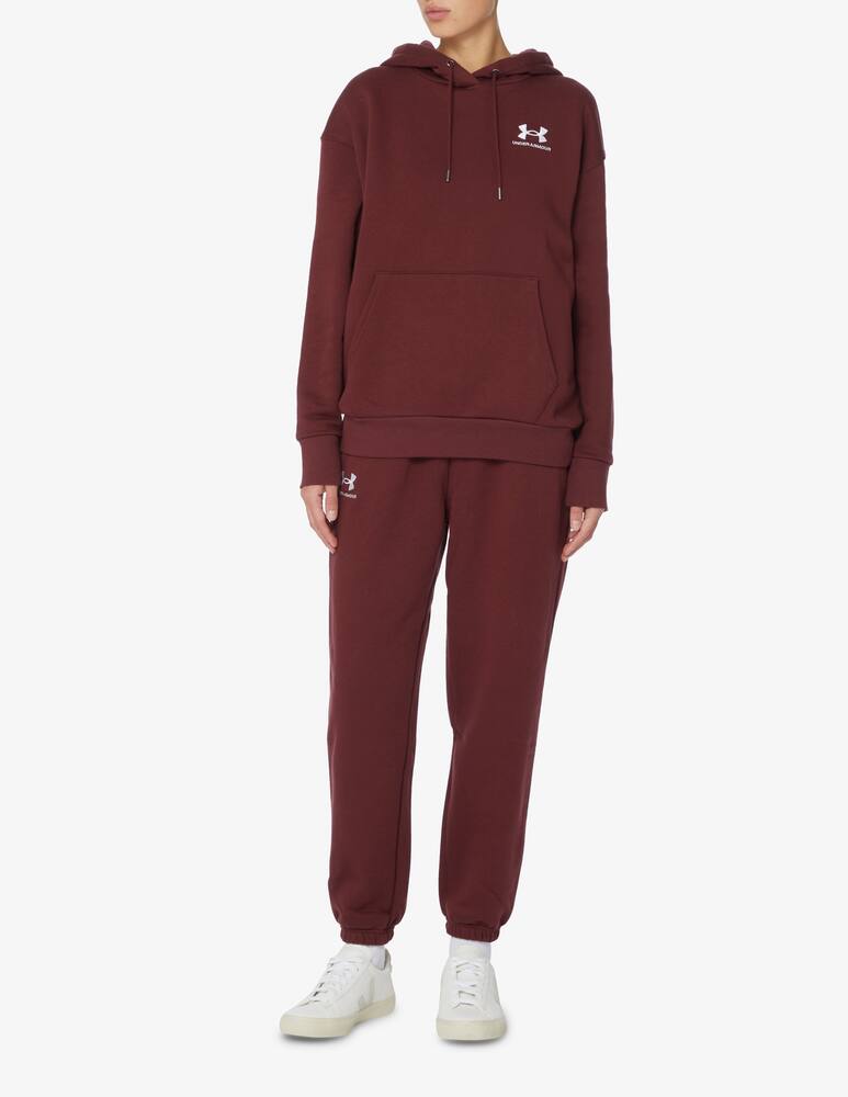 rinascente Under Armour Essential fleece hoodie - Red
