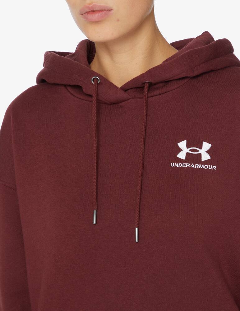 rinascente Under Armour Essential fleece hoodie - Red