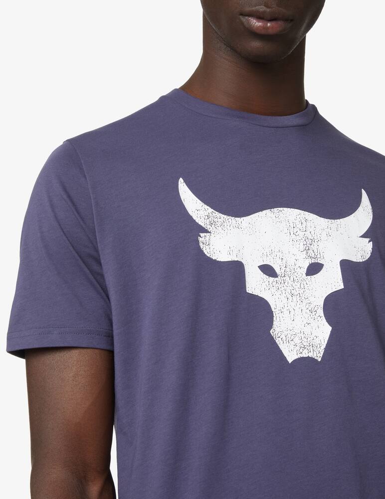 rinascente Under Armour Bull the rock logo t-shirt - Violet