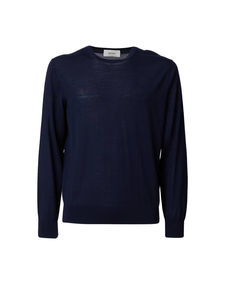 rinascente Zegna Maglia girocollo in lana merino