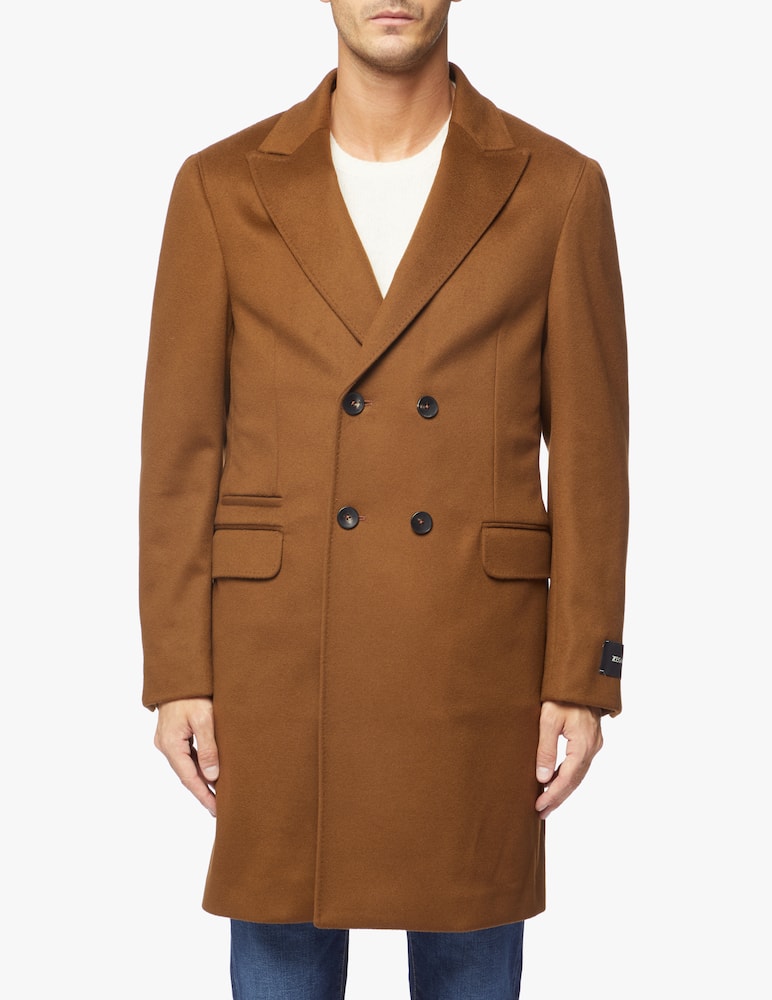 rinascente Zegna Wool cashmere double breast coat