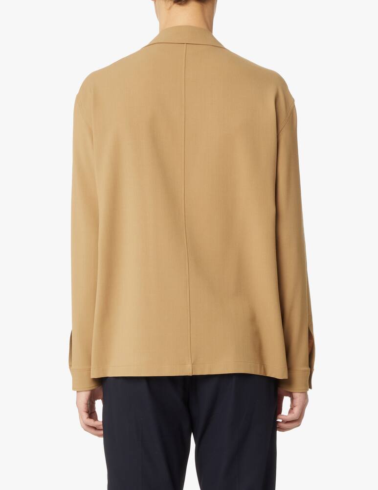 rinascente Zegna Tech gabardine overshirt jacket - yellow