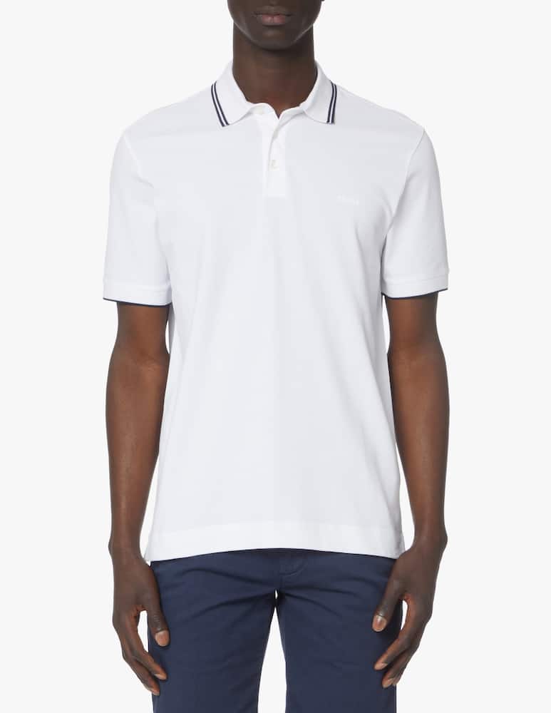 Zegna Carry over piquet short sleeve polo - white - picture 1 Zegna Carry over piquet short sleeve polo - white - picture 1