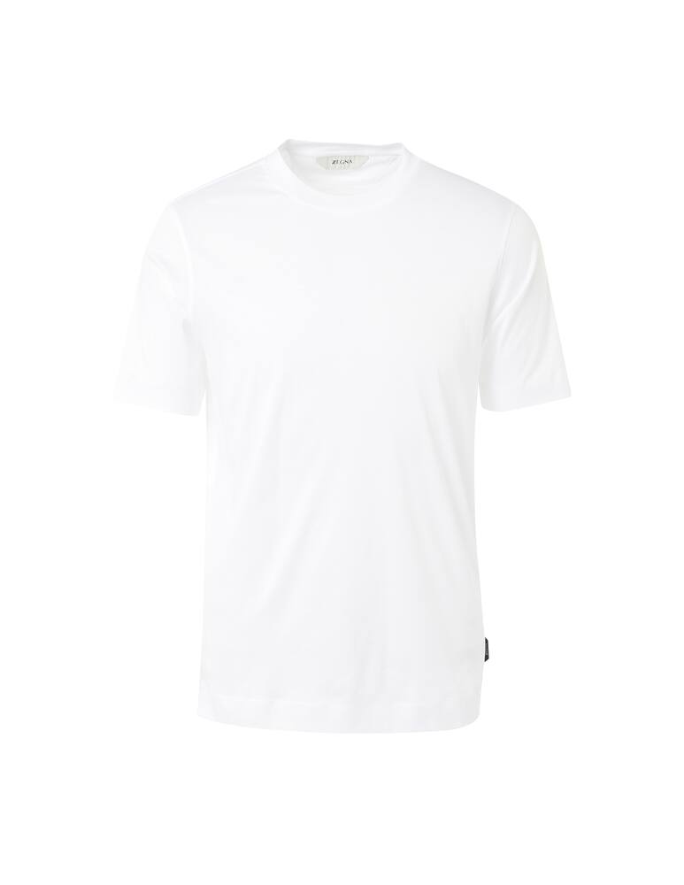 rinascente Zegna Cotton interlock short sleeve t-shirt - white