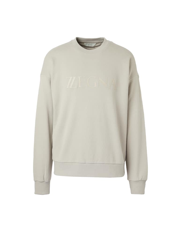 rinascente Zegna Logo roundneck sweatshirt - grey