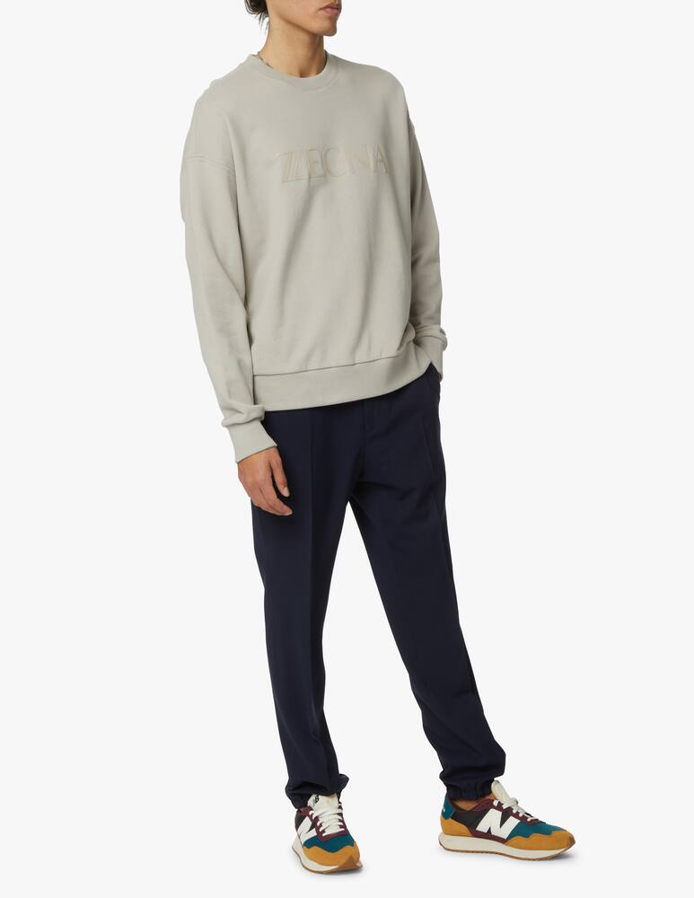 rinascente Zegna Logo roundneck sweatshirt - grey