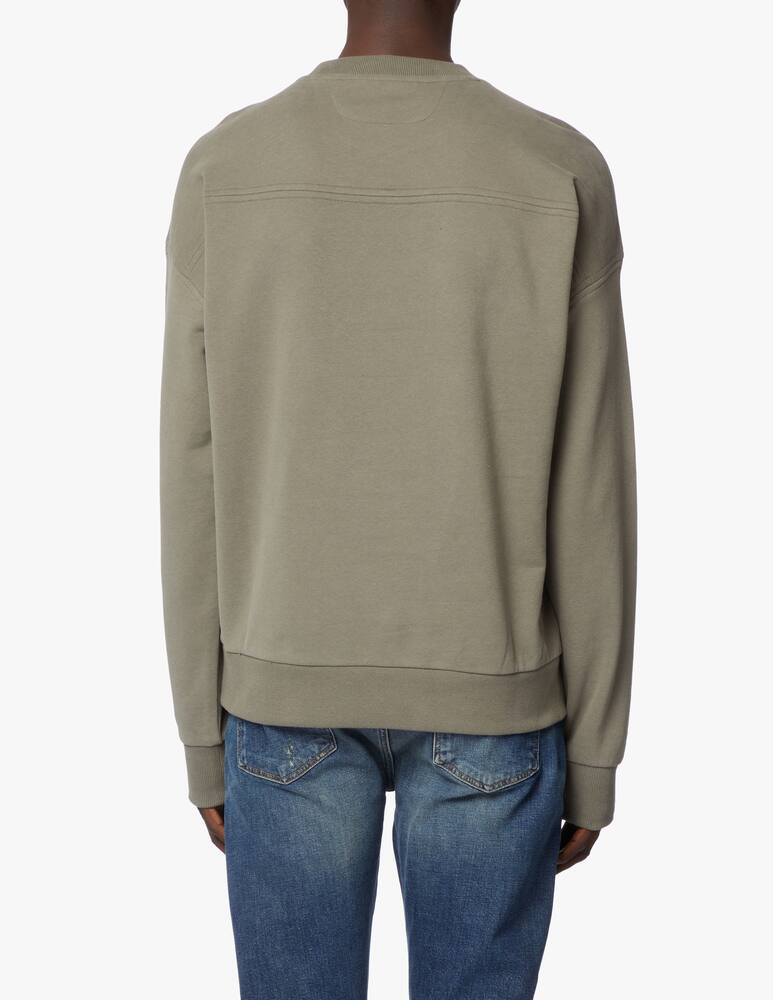 rinascente Zegna Felpa girocollo logo - verde