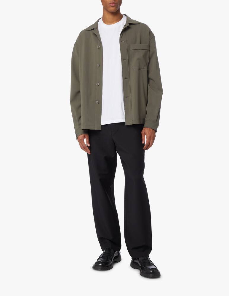 rinascente Zegna Tech gabardine overshirt jacket - green