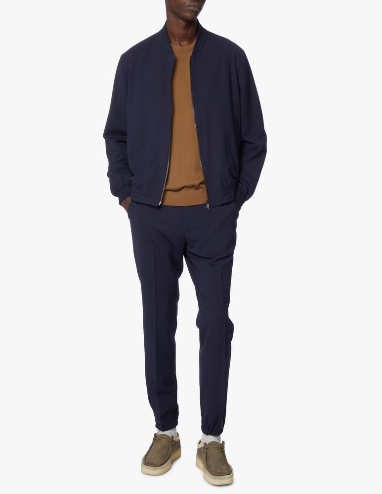 rinascente Zegna Giacca bomber gabardina tech - blu