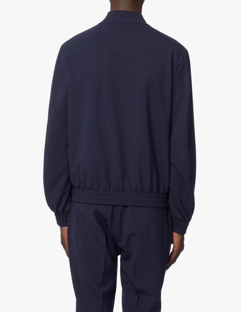rinascente Zegna Giacca bomber gabardina tech - blu