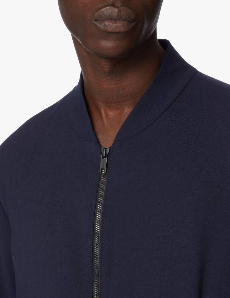 rinascente Zegna Giacca bomber gabardina tech - blu