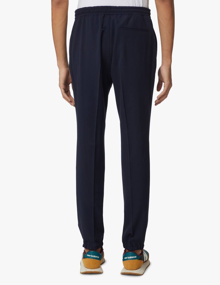 rinascente Zegna Tech gabardine coulisse pant - blue