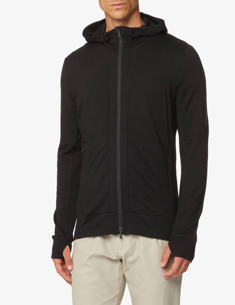 rinascente Icebreaker Felpa con cappuccio quantum - Nero