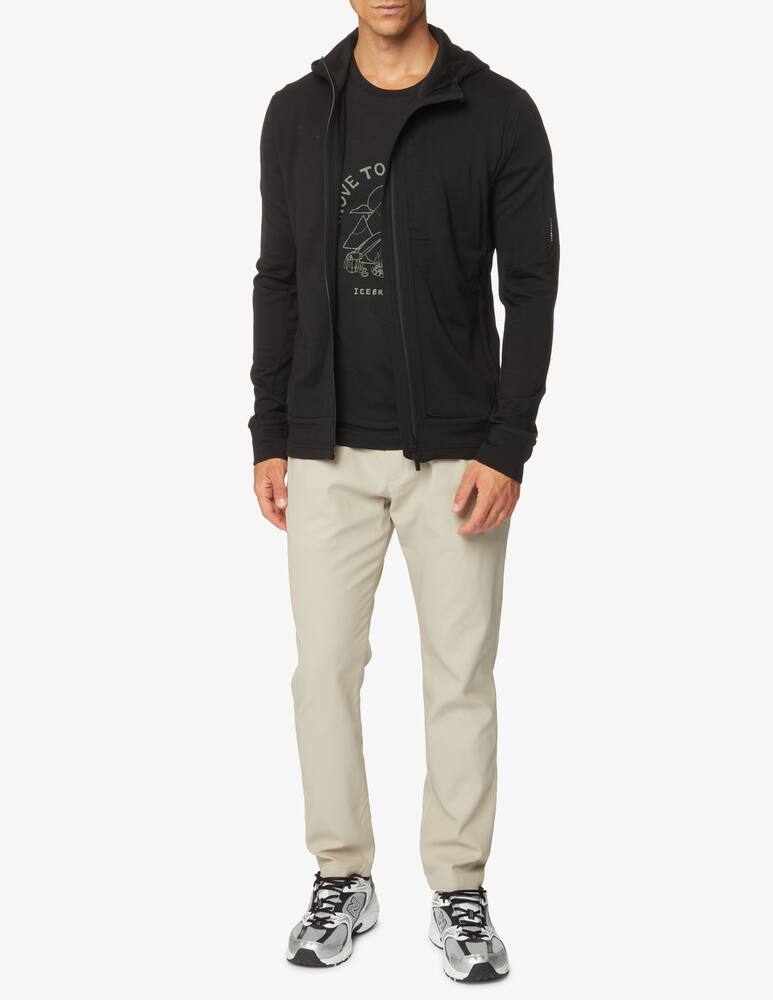 rinascente Icebreaker Felpa con cappuccio quantum - Nero