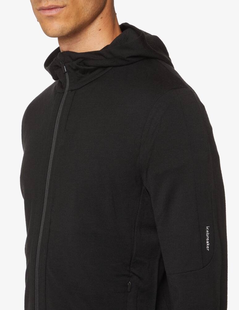 rinascente Icebreaker Felpa con cappuccio quantum - Nero