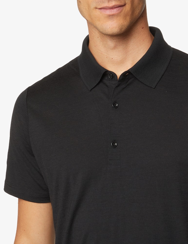 rinascente Icebreaker Tech lite polo - Black