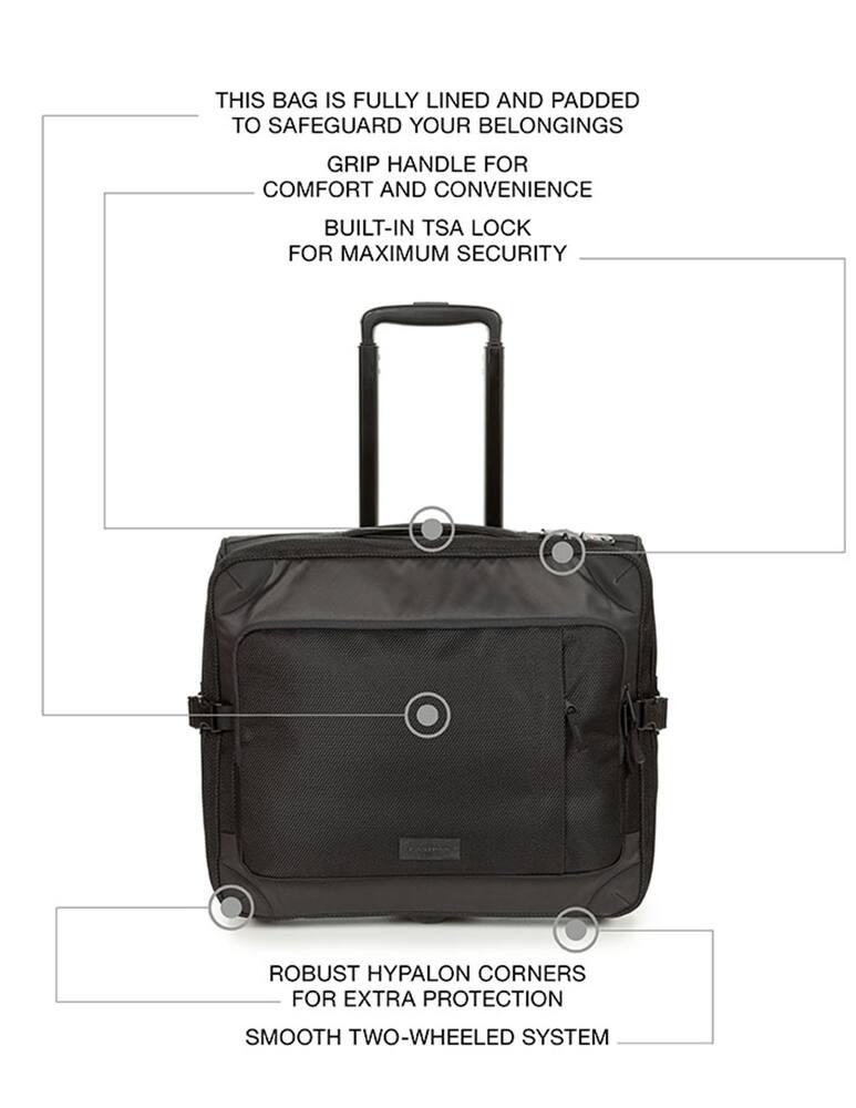 rinascente Eastpak Tranverz H Cnnct Coat Business Trolley