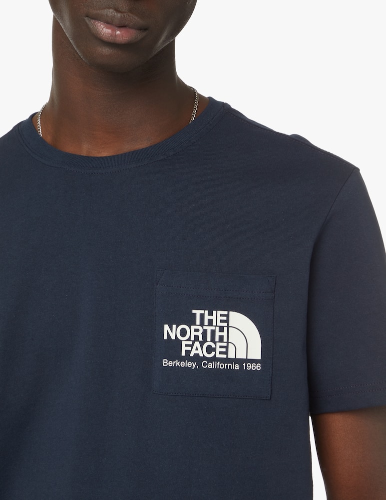 rinascente The North Face Maglietta manica corta pocket logo berkeley - blu