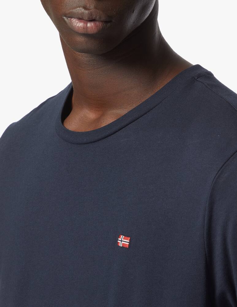 rinascente Napapijri Maglietta girocollo con mini logo - blu