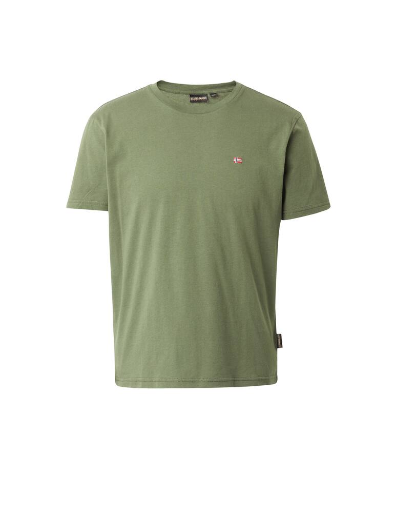 rinascente Napapijri Small logo flag t-shirt - olive