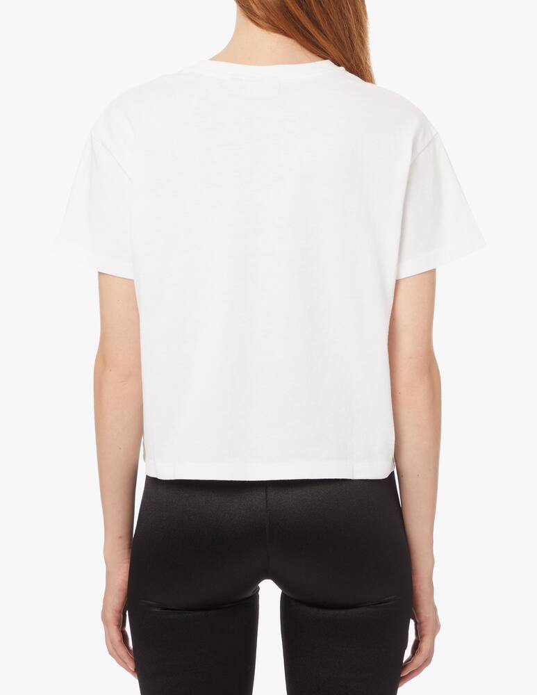 rinascente Napapijri T-shirt crop in cotone con logo