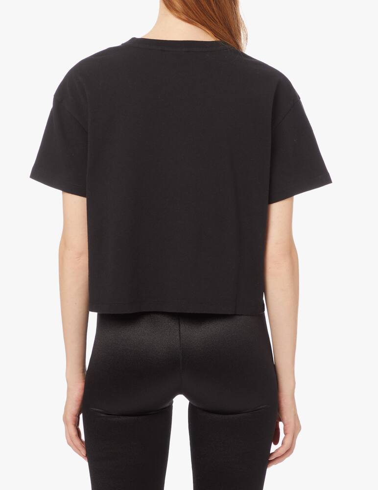 rinascente Napapijri T-shirt crop in cotone con logo