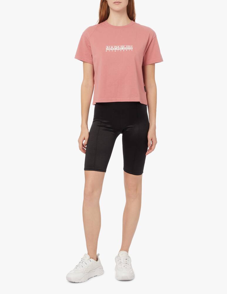 rinascente Napapijri Cotton cropped t-shirt with logo
