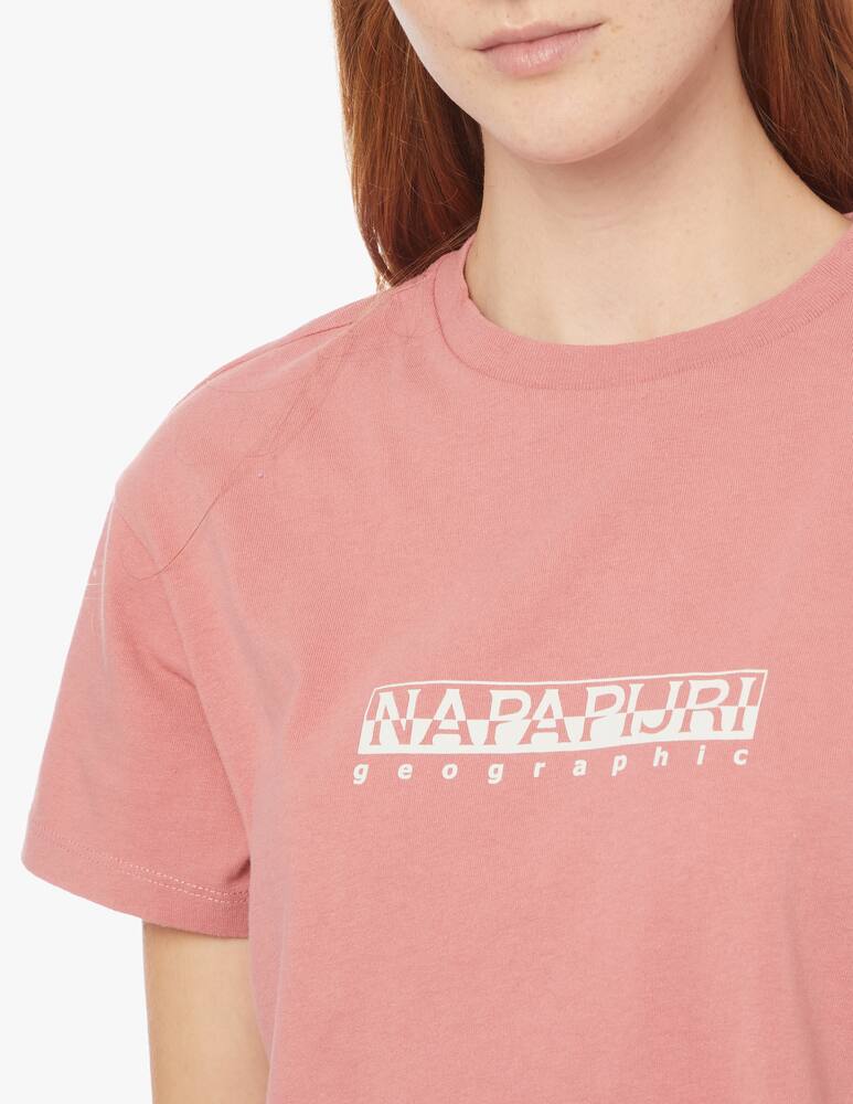 rinascente Napapijri Cotton cropped t-shirt with logo