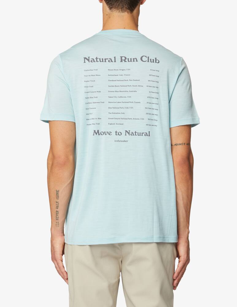 rinascente Icebreaker Tech lite t-shirt natural run - Light blue