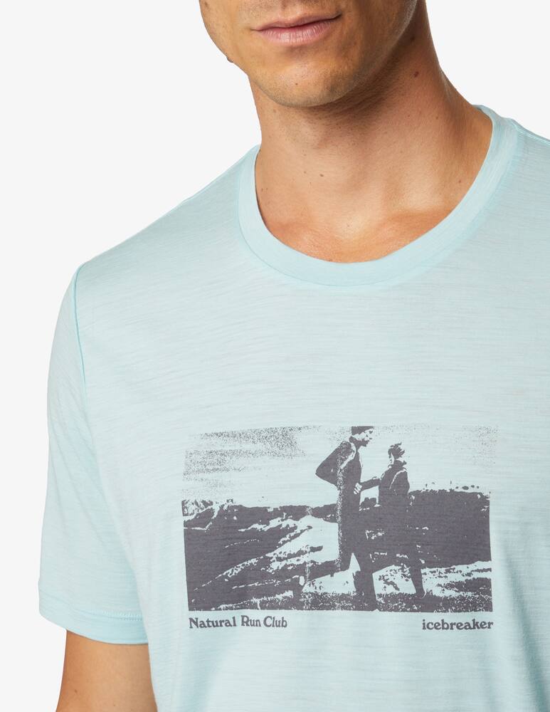 rinascente Icebreaker Tech lite t-shirt natural run - Light blue