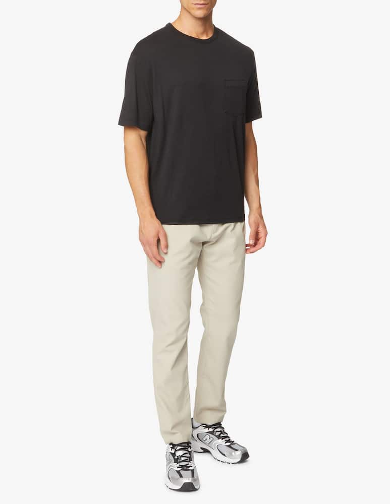 rinascente Icebreaker Maglietta girocollo granary con tasca - Nero