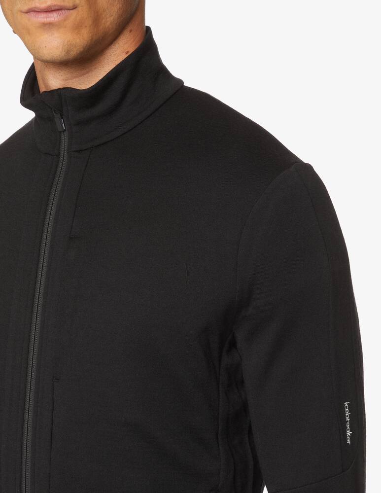 rinascente Icebreaker Felpa con zip quantum - Nero