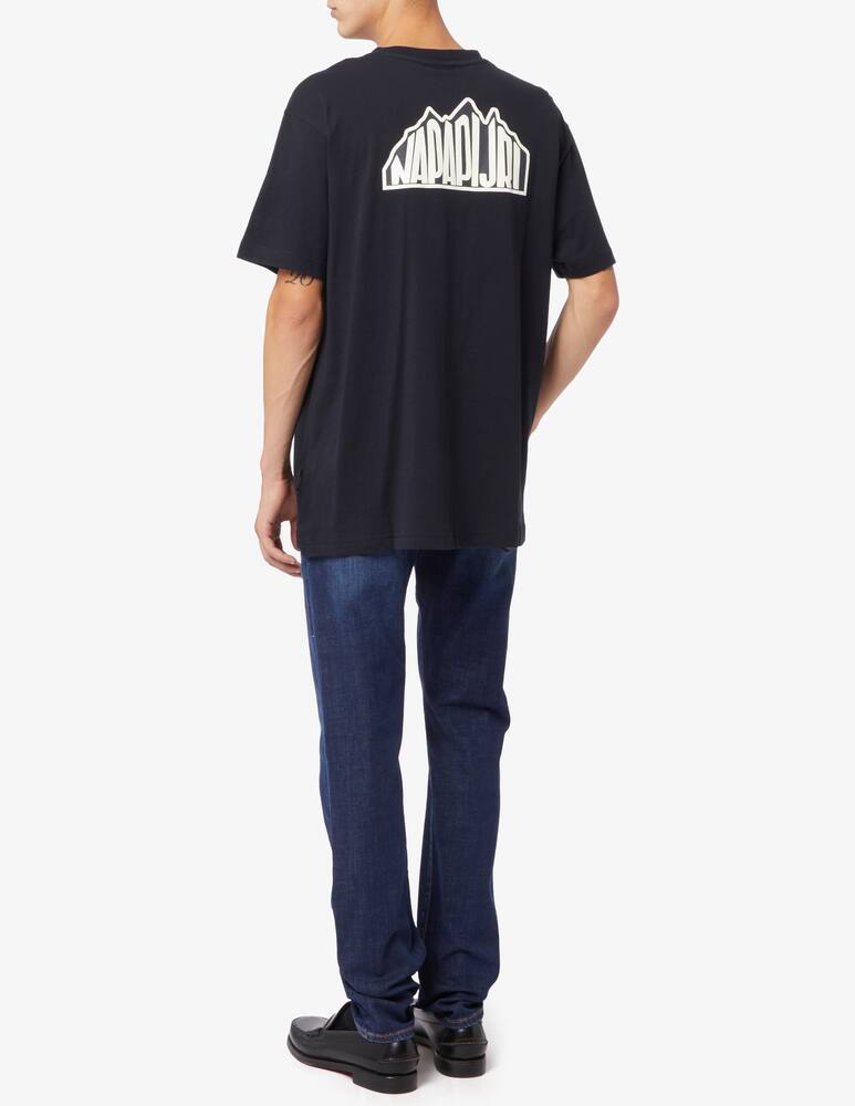rinascente Napapijri Linth mount back t-shirt