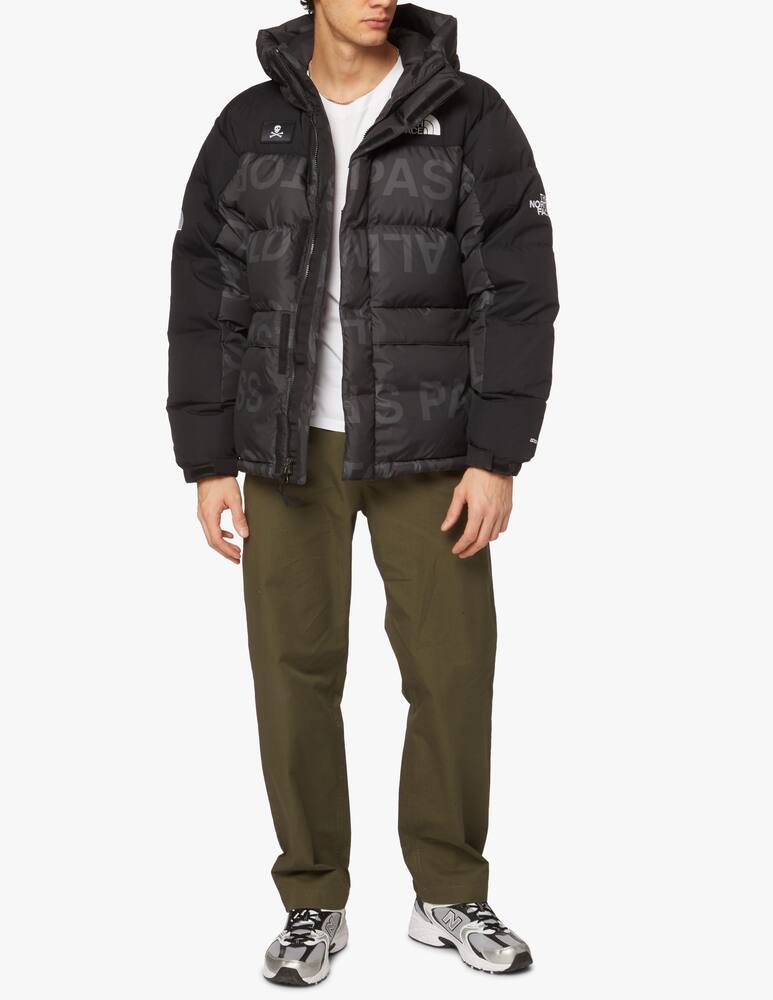 rinascente The North Face Piumino himalayan con logo scritta - nero