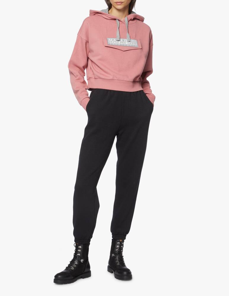 rinascente Napapijri Felpa crop con cappuccio Burgee Winter