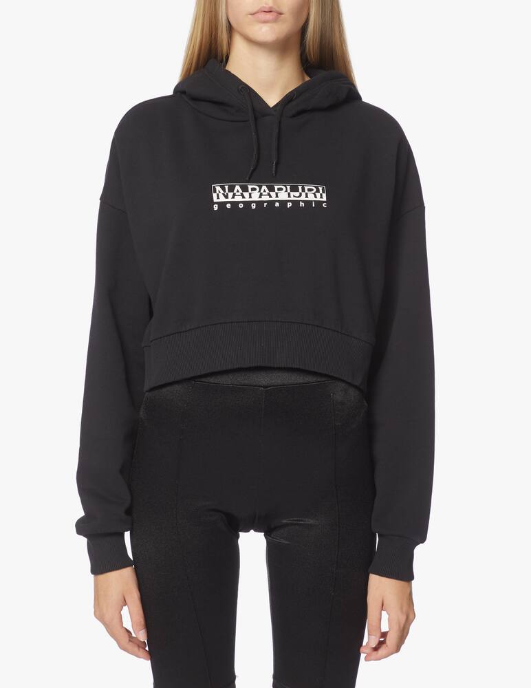 rinascente Napapijri Felpa crop con cappuccio B-Box Winter