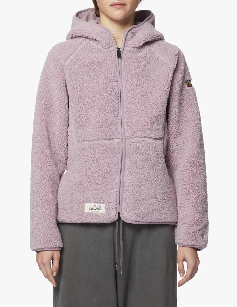 Napapijri Felpa teddy con cappuccio Yupik - immagine 4 Napapijri Felpa teddy con cappuccio Yupik - immagine 4
