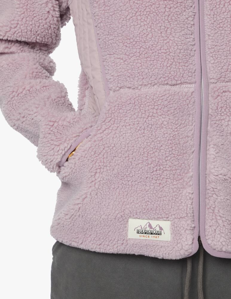 Napapijri Felpa teddy con cappuccio Yupik - immagine 5 Napapijri Felpa teddy con cappuccio Yupik - immagine 5